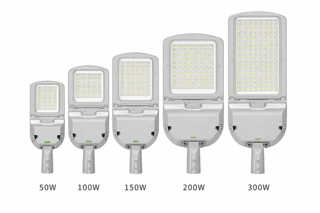 كشاف شارع LED-P من أونور لايتينج | إضاءة طرق من 50 إلى 300 واط