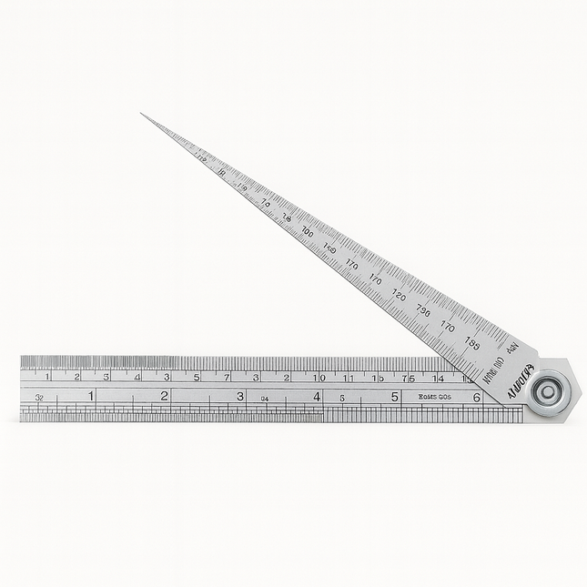 طقم مقياس مخروطي مع مسطرة فولاذية 0.8-15 مم إنسايز | 4829-1
