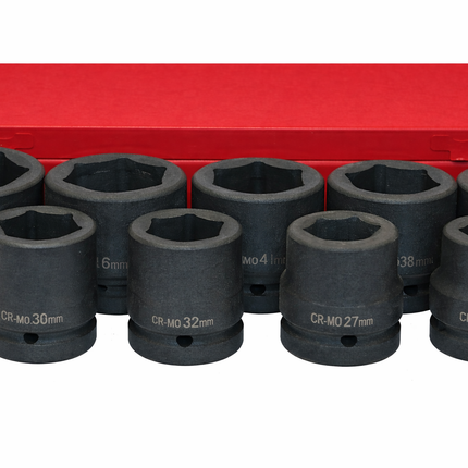 طقم لقم امباكت 1 إنج AF من EGA Master عدد 9 قطع | مقاسات من 1 إلى 2 إنج