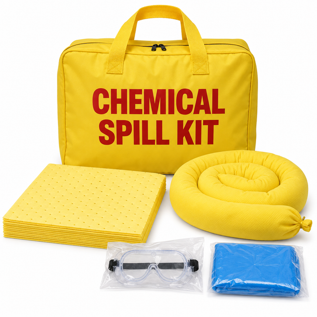 عدة معالجة الانسكابات الكيميائية | Spill Kit