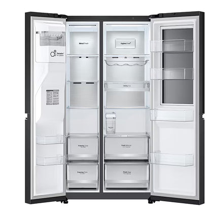 LG InstaView 617L Door in Door Side by Side Refrigerator | GCX 287TVAN