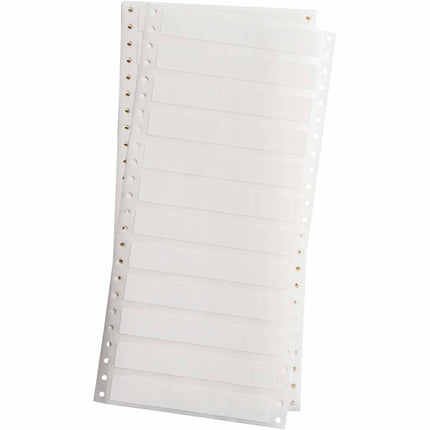 DATAB Coated Cloth Labels with Permanent Adhesive