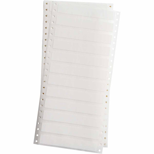 DATAB Coated Cloth Labels with Permanent Adhesive