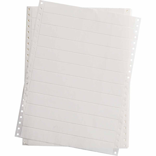 DATAB Coated Cloth Labels with Permanent Adhesive