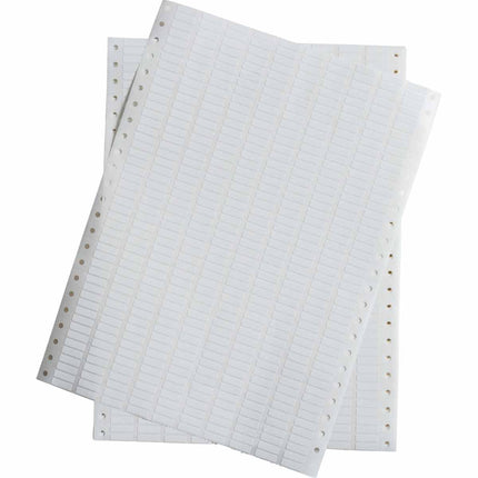 DATAB Coated Cloth Labels with Permanent Adhesive
