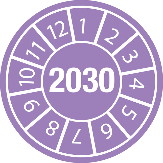 Tamperevident Inspection Date Labels
