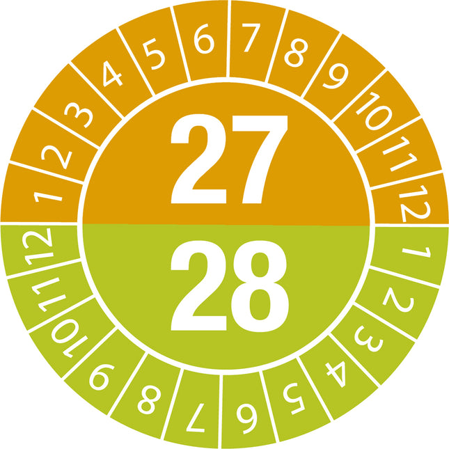 Tamperevident Inspection Date Labels