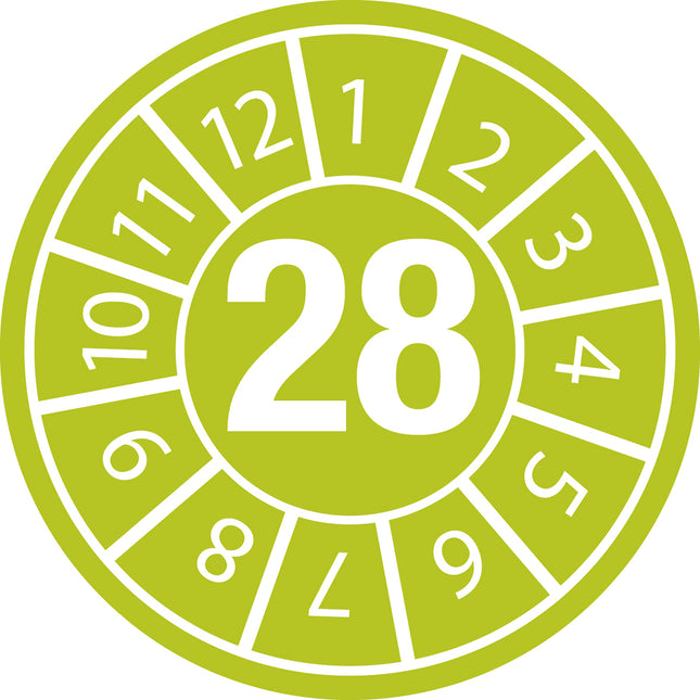 Tamperevident Inspection Date Labels
