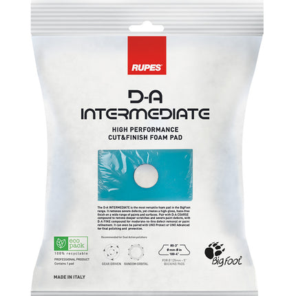 RUPES D A Intermediate Foam Polishing Pad 130 150 mm | 9.DA150B