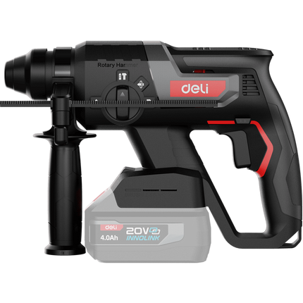 دريل شحن همر أحمر فارغ دِلي DE-DC20-2