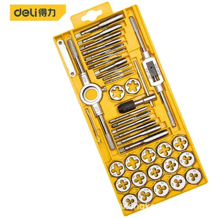 MALFAH 39Pcs Tap and Die Set M3-M12
