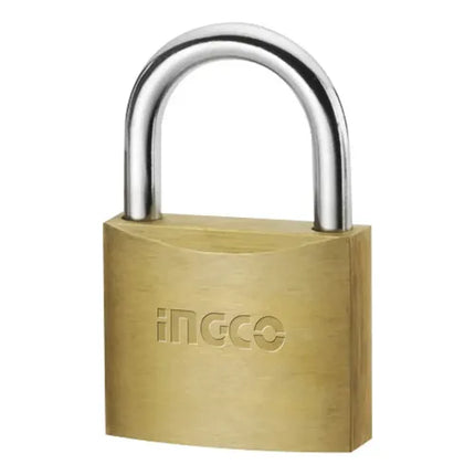 INGCO Light Brass Padlock 38mm Security Lock
