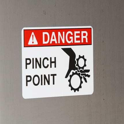 BBP85 PrePrinted ANSI DANGER Indoor Outdoor Vinyl Labels