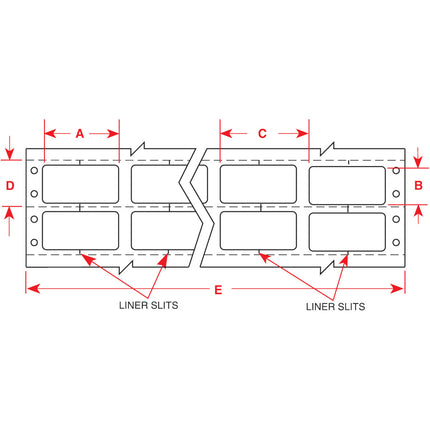 DATAB Metallised Polyester Labels