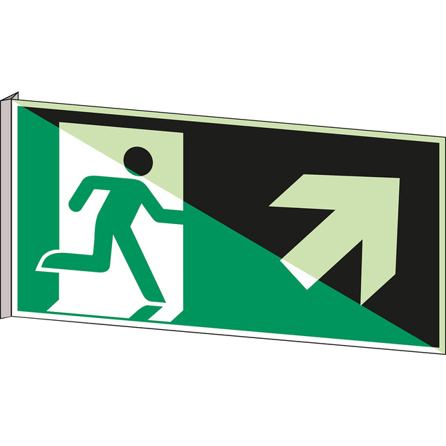 Glowinthedark safety sign