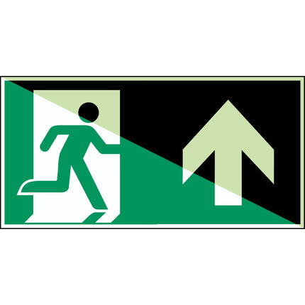 Glowinthedark safety sign
