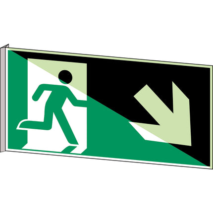 Glowinthedark safety sign