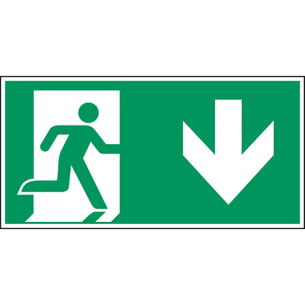 Emergency Exit right Safety Sign