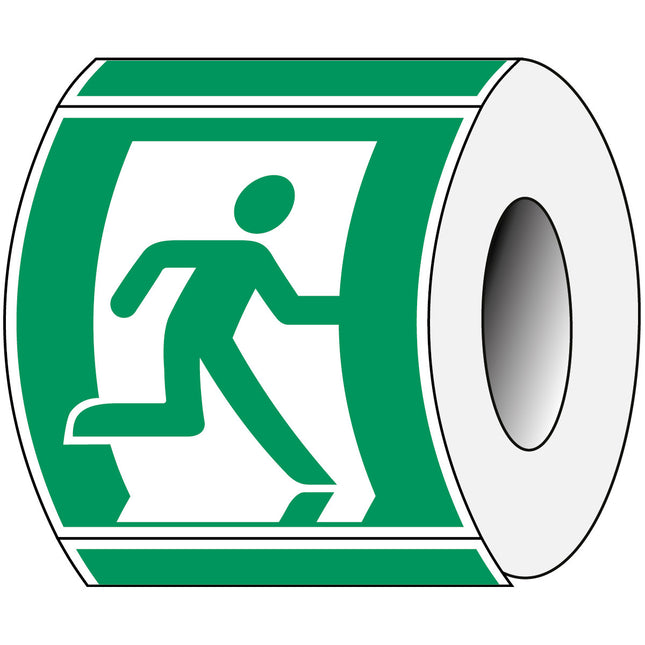 ISO Safety Sign  Emergency exit right