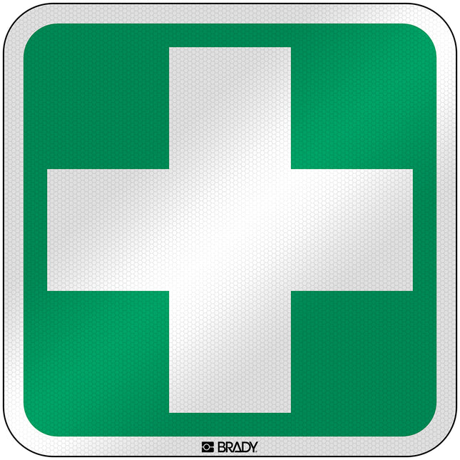 ISO Safety Sign  First aid