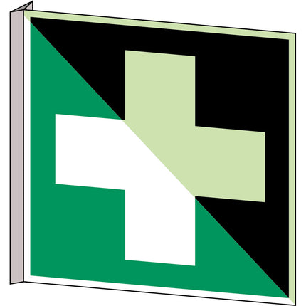 Glowinthedark safety sign