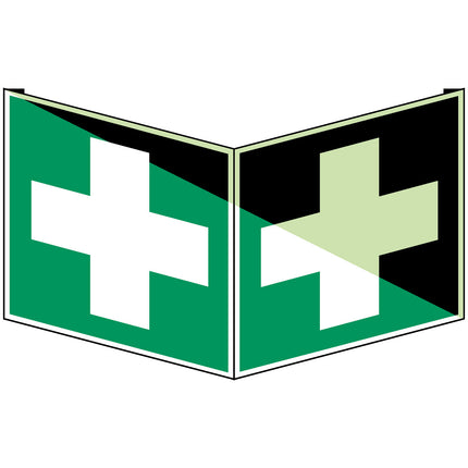 Glowinthedark safety sign