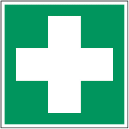 ISO Safety Sign  First aid