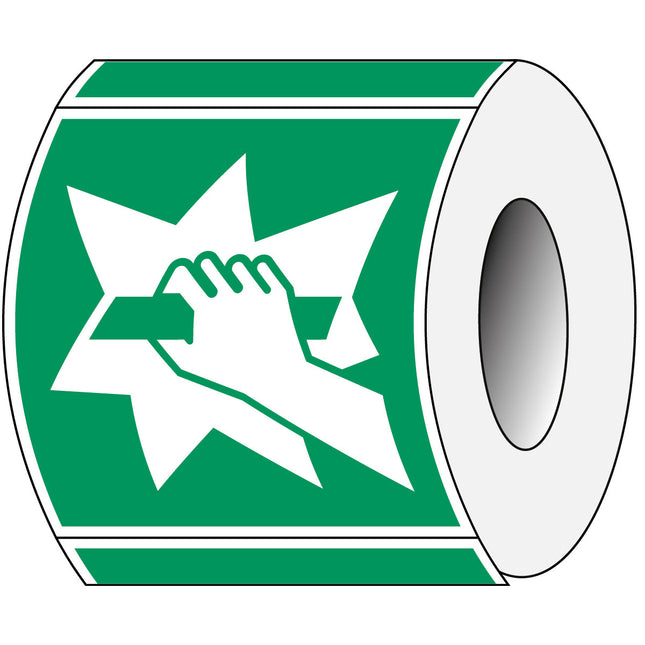 ISO Safety Sign  Break to obtain access