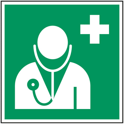 ISO Safety Sign  Doctor