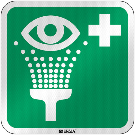ISO Safety Sign  Eyewash station