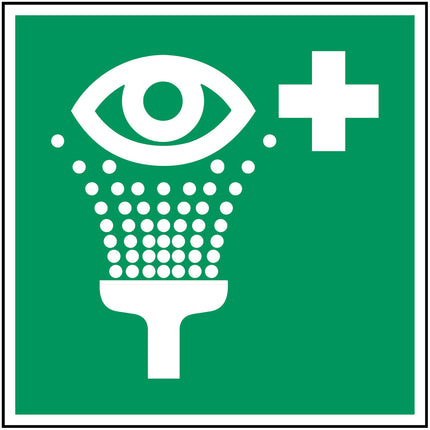 ISO Safety Sign  Eyewash station