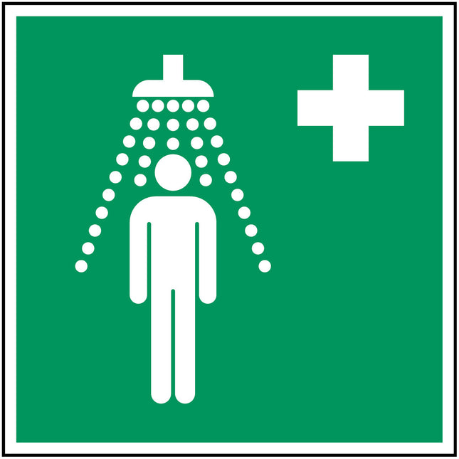 ISO Safety Sign  Safety shower