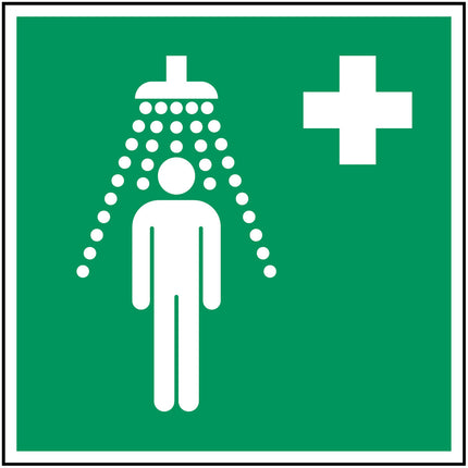 ISO Safety Sign  Safety shower