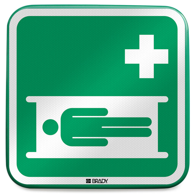ISO Safety Sign  Stretcher