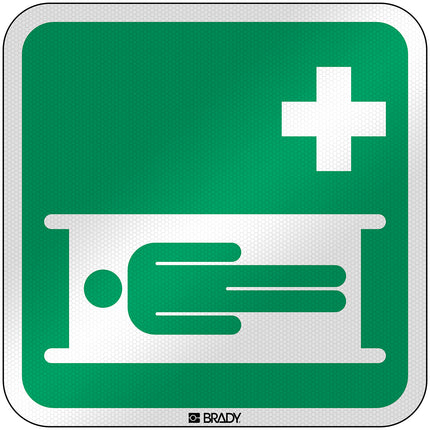 ISO Safety Sign  Stretcher