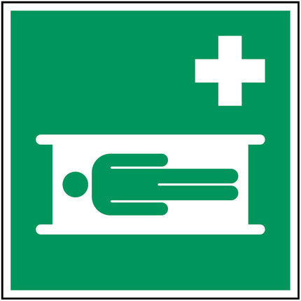ISO Safety Sign  Stretcher