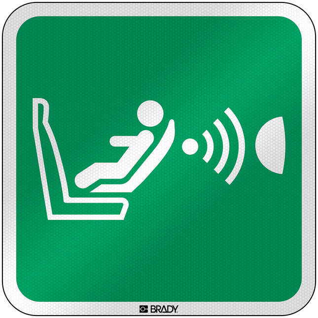ISO Safety Sign  Child seat presence and orientation detection system CPOD