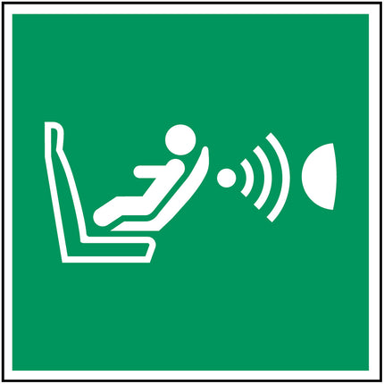 ISO Safety Sign  Child seat presence and orientation dectection system CPOD