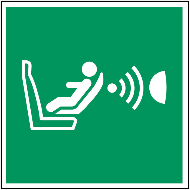 ISO Safety Sign  Child seat presence and orientation dectection system CPOD