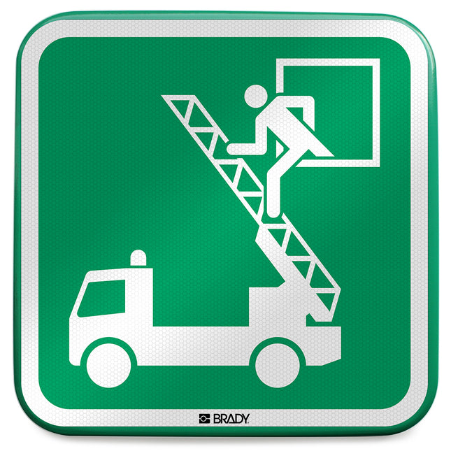 ISO Safety Sign  Rescue window