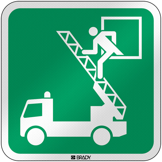 ISO Safety Sign  Rescue window