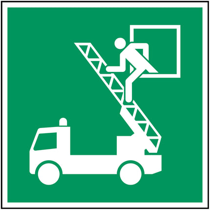 ISO Safety Sign  Rescue window
