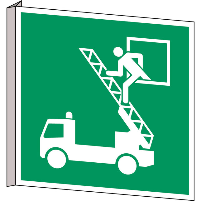 ISO Safety Sign  Rescue window