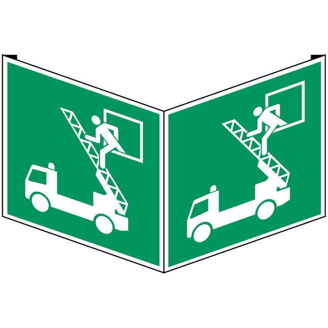 ISO Safety Sign  Rescue window