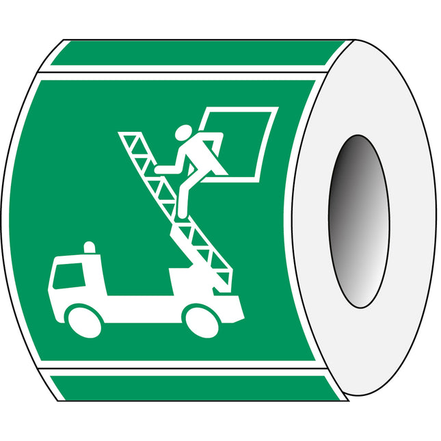 ISO Safety Sign  Rescue window