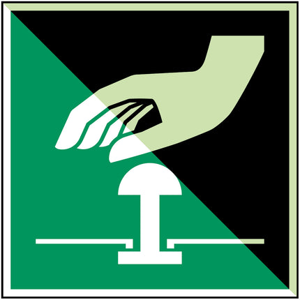 Glowinthedark Safety Sign