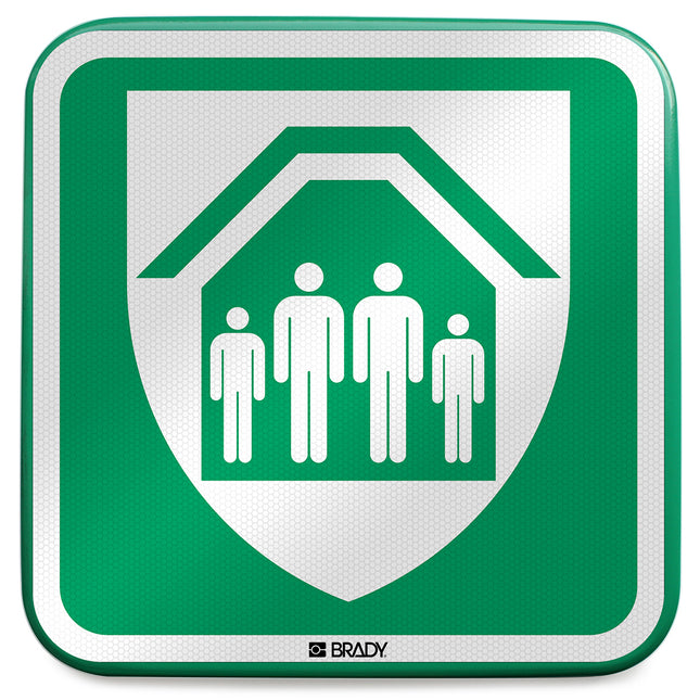 ISO Safety Sign  Protection Shelter
