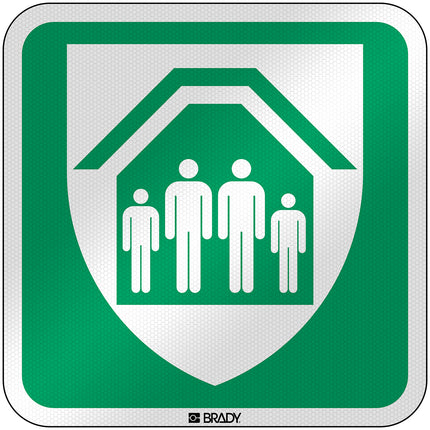 ISO Safety Sign  Protection Shelter