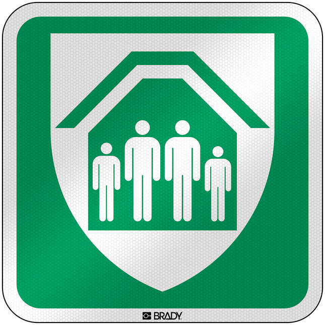 ISO Safety Sign  Protection Shelter