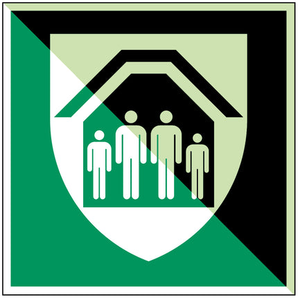 ISO Safety Sign  Protection Shelter